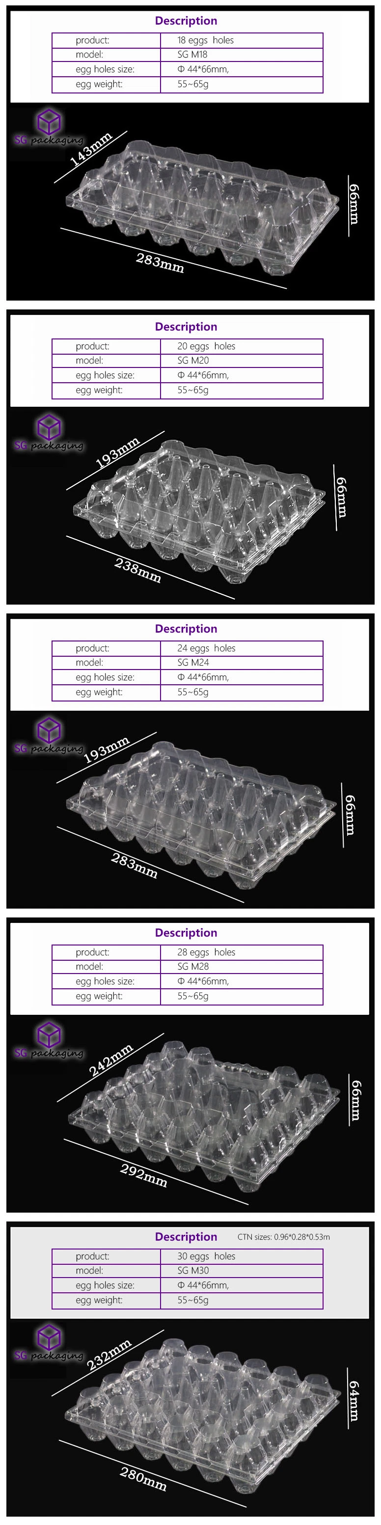 Strawberry Pet Disposable Clamshell Packaging Transparent Fruit Plastic Box