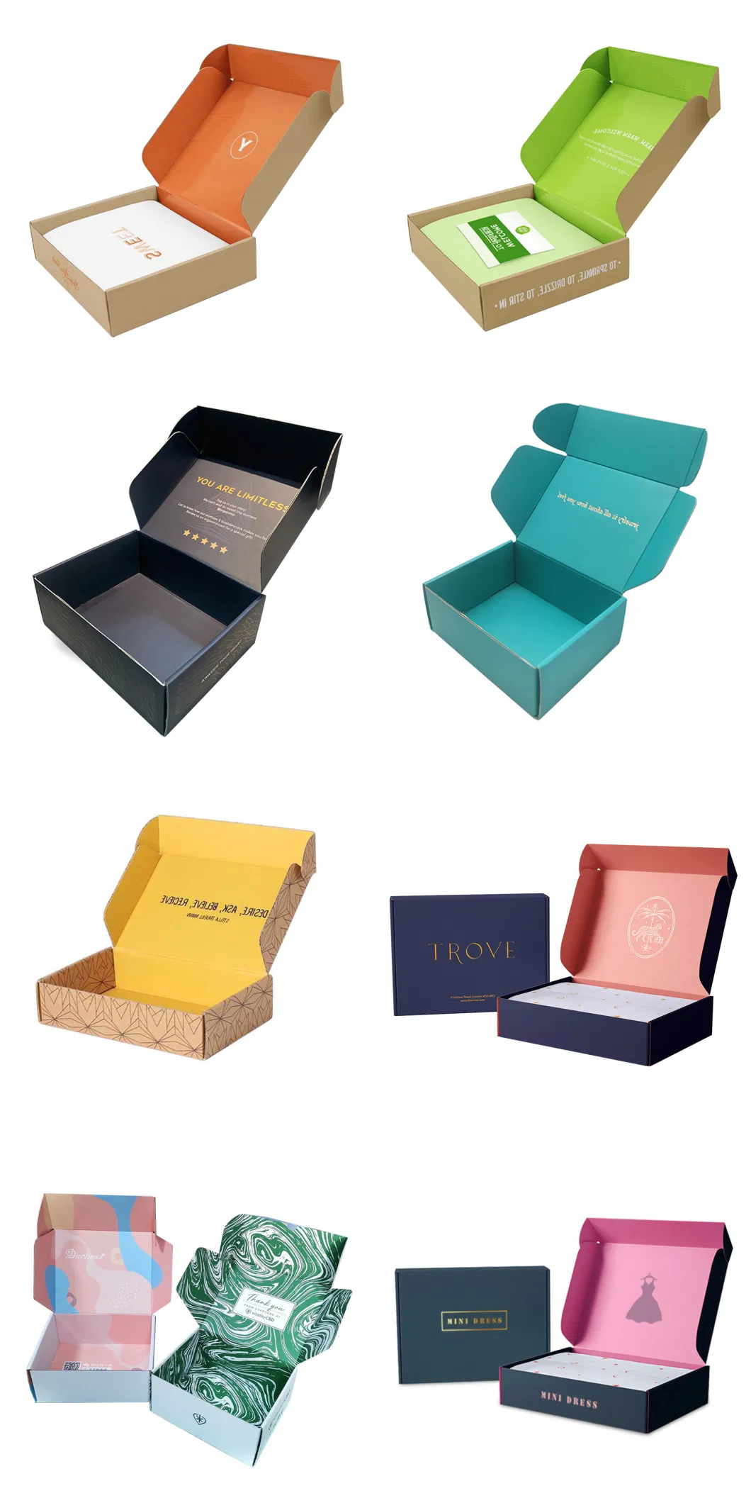 Custom Logo Gift Boxes Hot Selling Packaging Carton Cosmetic Plastic Bottle Shipping Storage Foldable Paper Box