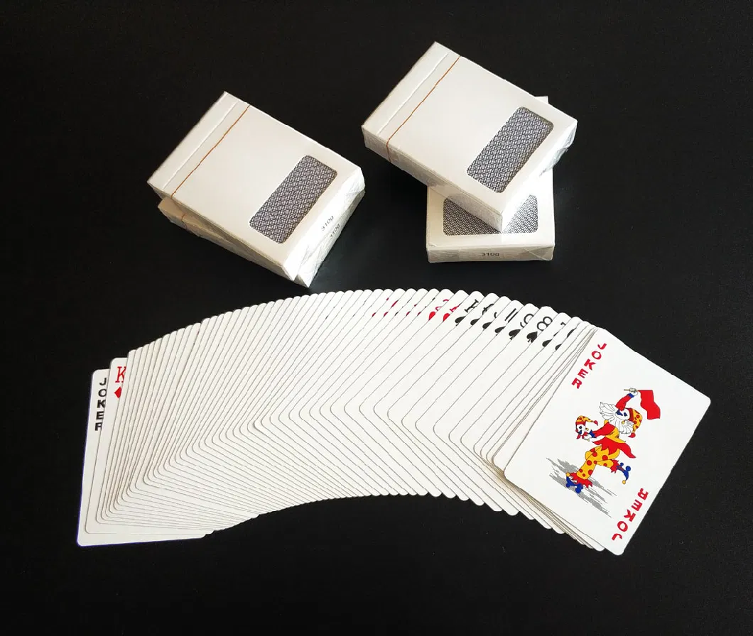 Casino German Black Core Paper Playing Cards with Customized Logo