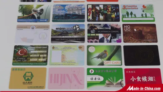 Blanko-PVC-Ausweiskarte im Format Cr80 für Ausweisdrucker